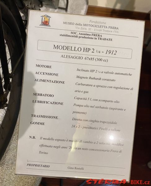 315/A - Museo della Motocicletta Frera